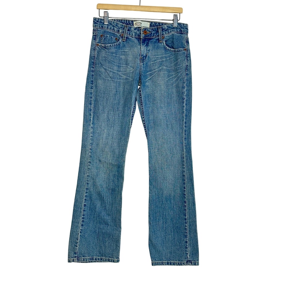 Vintage Levi Strauss Signature Low Slim Bootcut Juniors 9 M Blue Denim Jeans